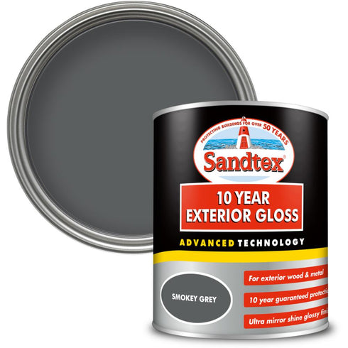 SANDTEX HIGH PERF EXT GLOSS SMOKEY GREY 750ML