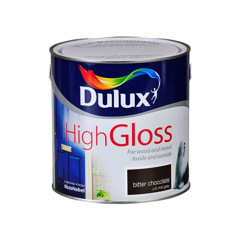 DULUX HIGH GLOSS BITTER CHOCOLATE 2.5L