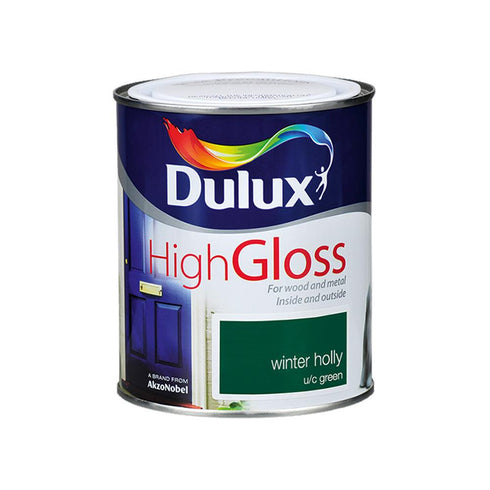 DULUX HIGH GLOSS WINTER HOLLY 750ML