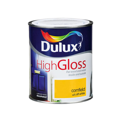 DULUX HIGH GLOSS CORNFIELD 750ML