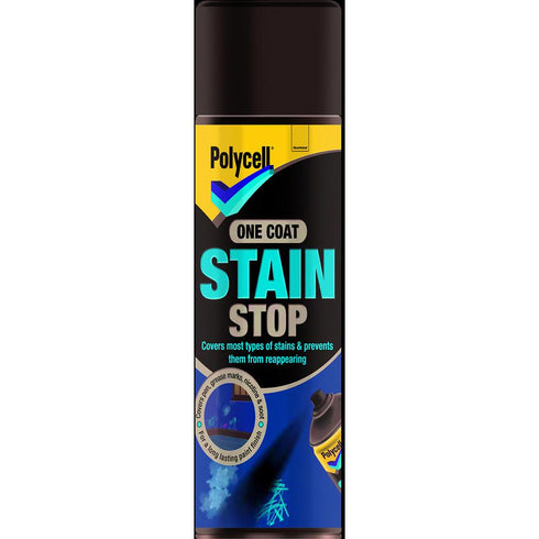 PU ONE COAT STAIN STOP AEROSOL 250ML