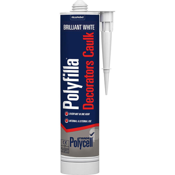 PT POLYFILLA DEC/CAULK B/WHITE 380ML ~