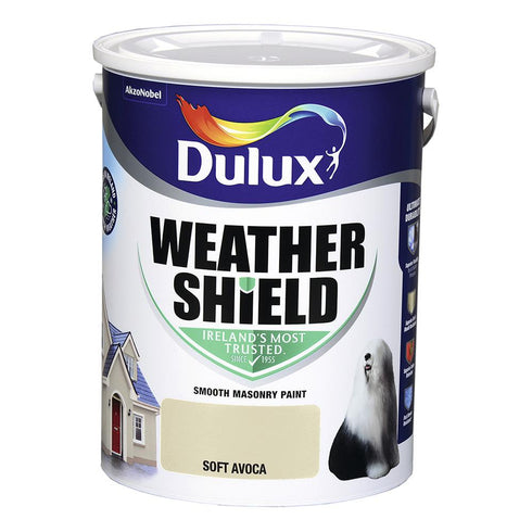 DULUX WEATHERSHIELD SOFT AVOCA 5L