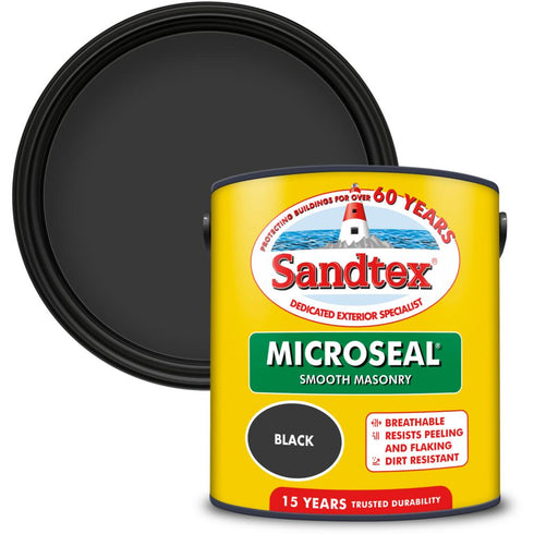 SANDTEX M/SEAL SMTH MASONRY BLACK 2.5LT (S)