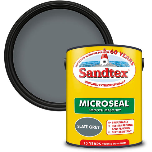 SANDTEX M/SEAL SMTH MASONRY SLATE GREY 5L (S)