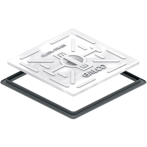 Manhole Cover Galv(18"*18")(5Ton=1 Bar Back)(Green Paint) ~