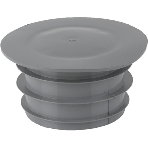 4" Push-In Plug Grey (For 4"Swr Pipe) Blank Cap
