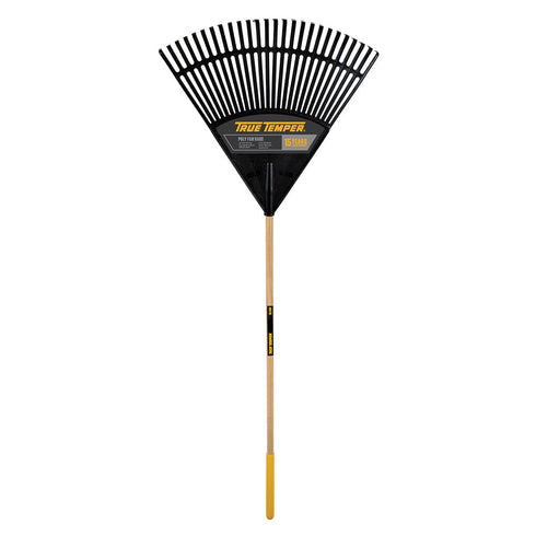 TRUE TEMPER POLY FAN LEAF RAKE 60cm 26 TOOTH **NEW**