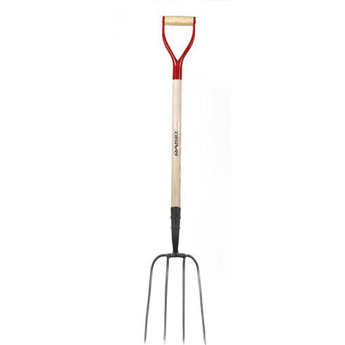 DARBY MANURE FORK STEEL D GRIP ~