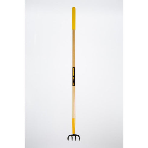 TRUE TEMPER CULTIVATOR 4 PRONG LONG WOOD HANDLE **NEW**