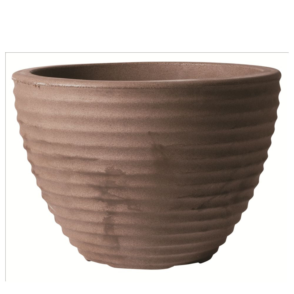 plastic honey pot planter 37CM HONEY POT BROWN – Inishowen Co-Op