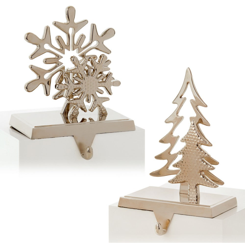 18cm Stocking Hanger Tree/Snowflake - 1 random Pc – Inishowen Co-Op