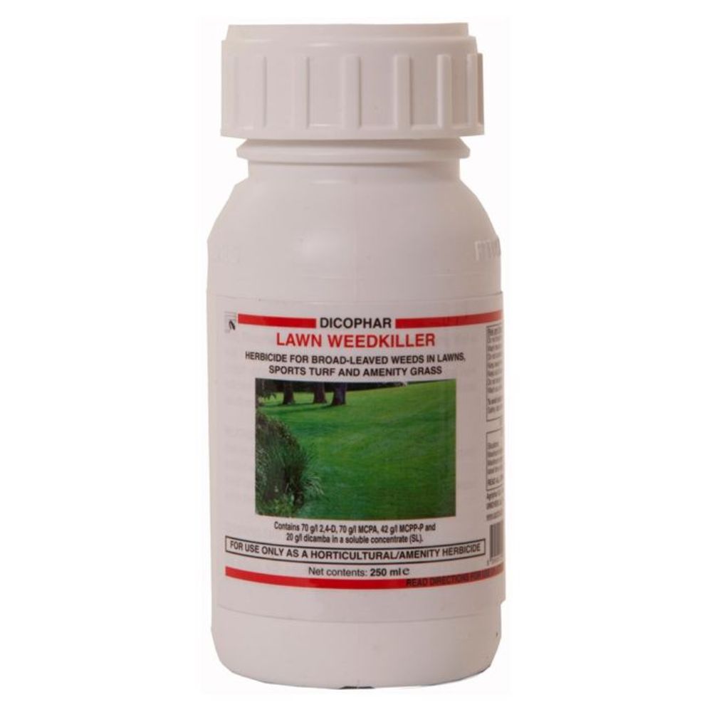dicophar herbicide DICOPHAR LAWN WEEDKILLER 250ML (PCS No. 02297) ~ – Inishowen Co-Op