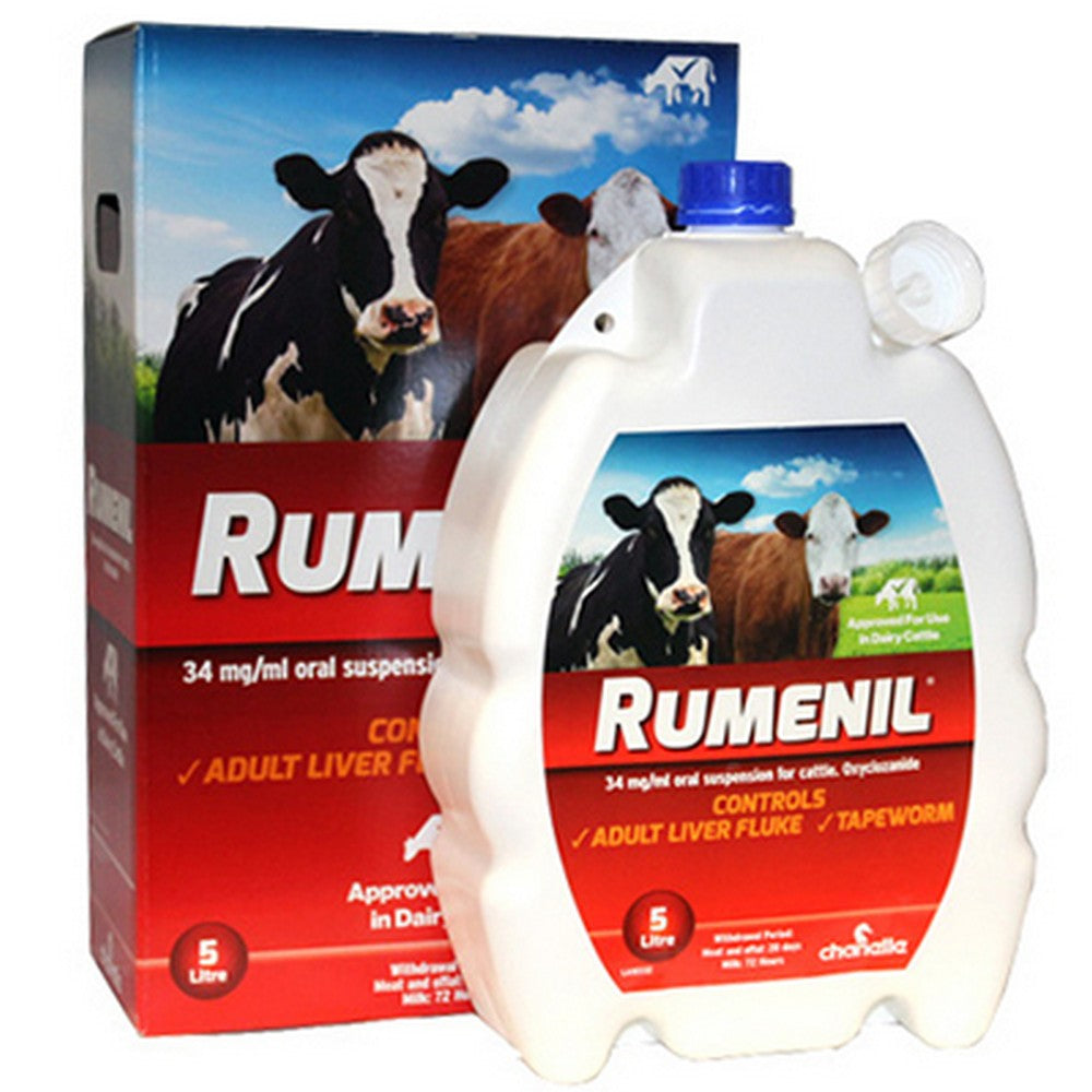 5lt Rumenil (adult fluke Cattle/ oxyclozanide ) – Inishowen Co-Op